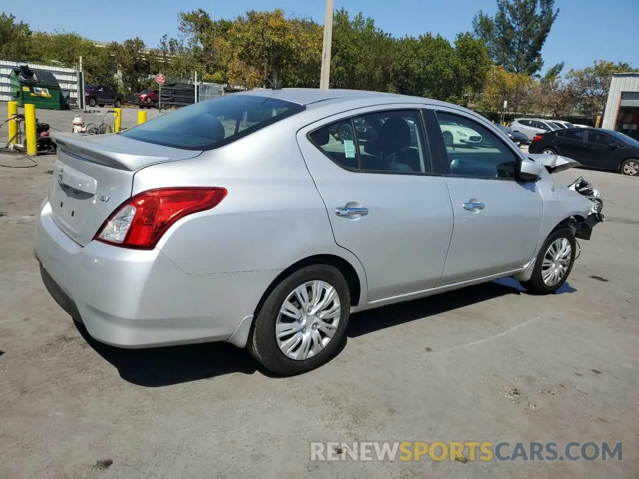 3 Photograph of a damaged car 3N1CN7AP8KL845898 NISSAN VERSA 2019