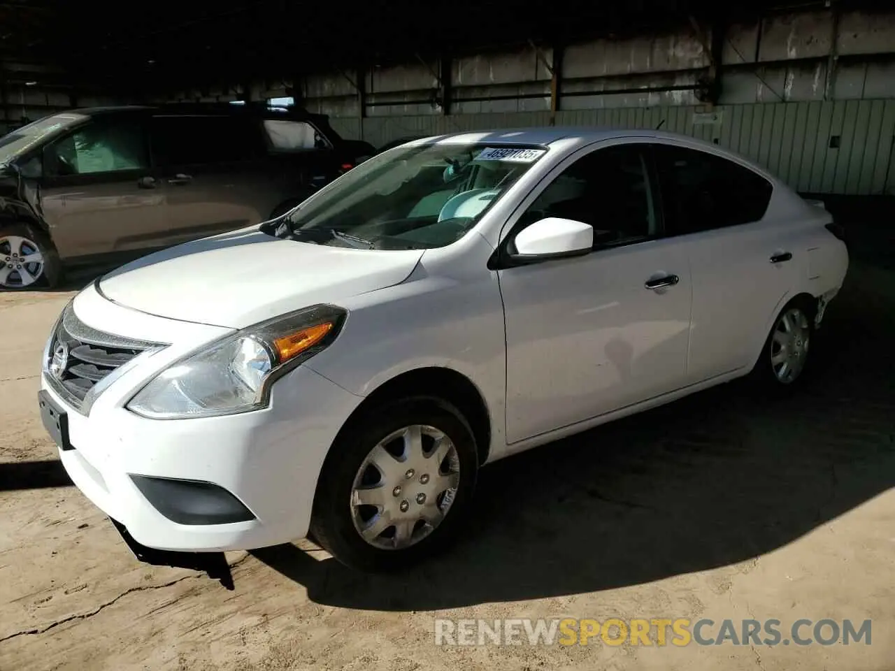 1 Photograph of a damaged car 3N1CN7AP8KL871353 NISSAN VERSA 2019