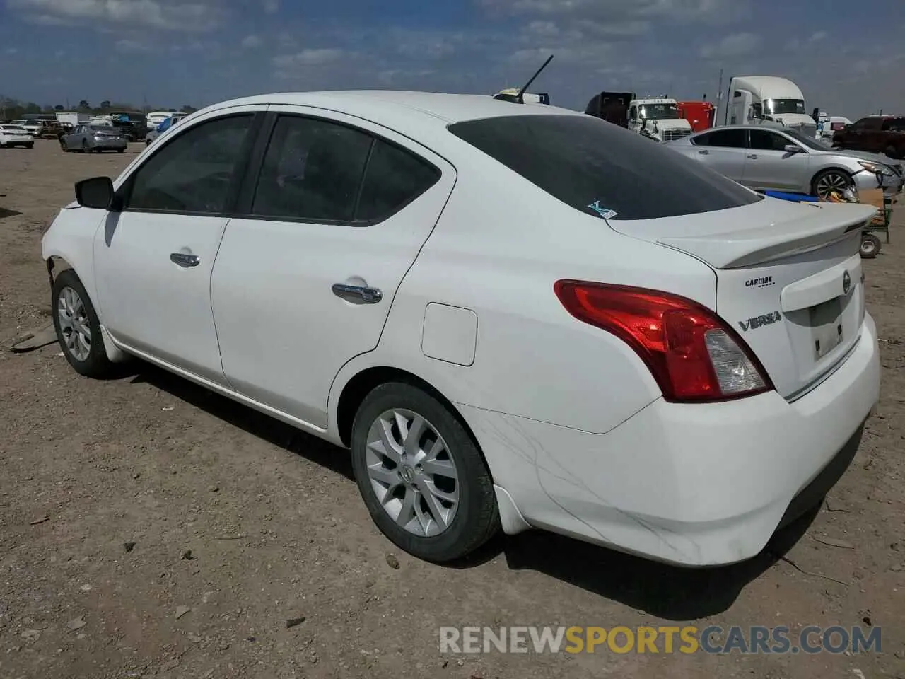 2 Photograph of a damaged car 3N1CN7AP8KL873913 NISSAN VERSA 2019