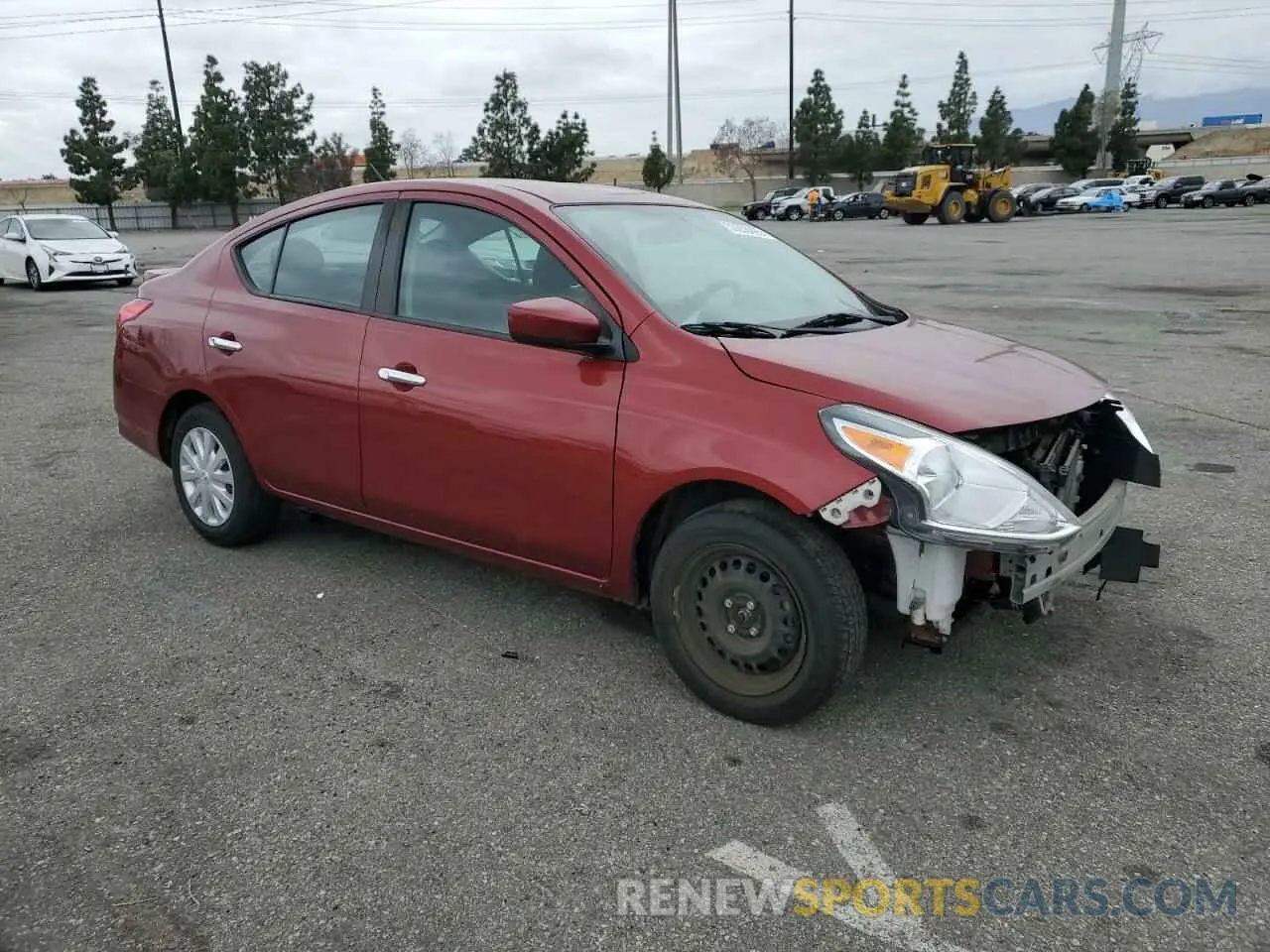 4 Photograph of a damaged car 3N1CN7AP8KL876858 NISSAN VERSA 2019