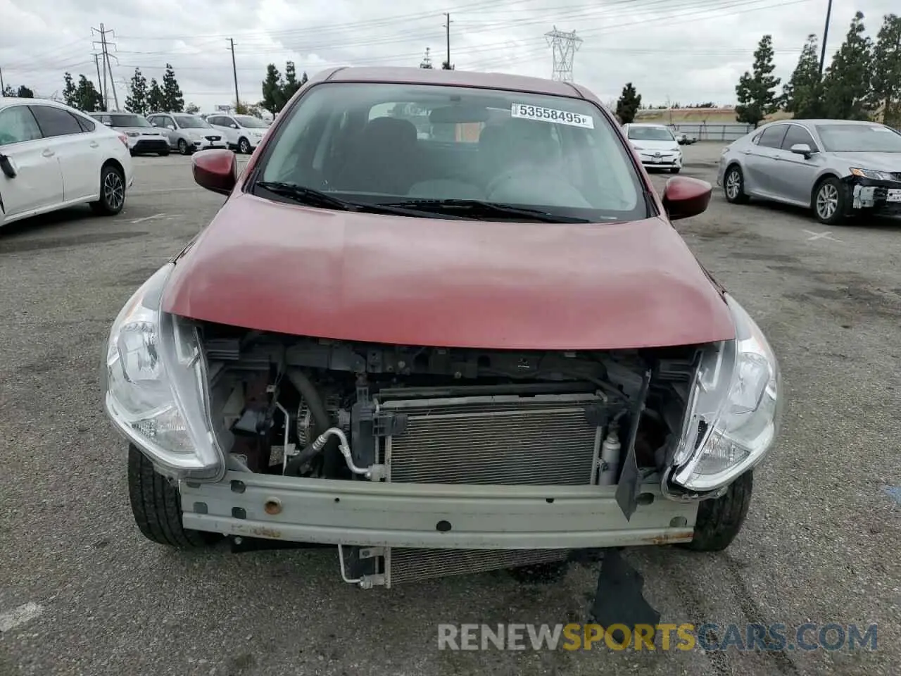 5 Photograph of a damaged car 3N1CN7AP8KL876858 NISSAN VERSA 2019