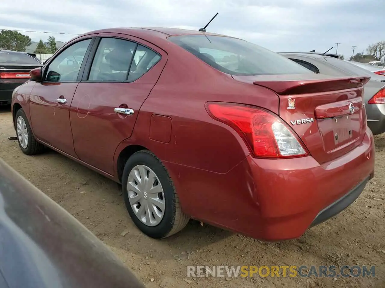 2 Photograph of a damaged car 3N1CN7AP8KL878822 NISSAN VERSA 2019
