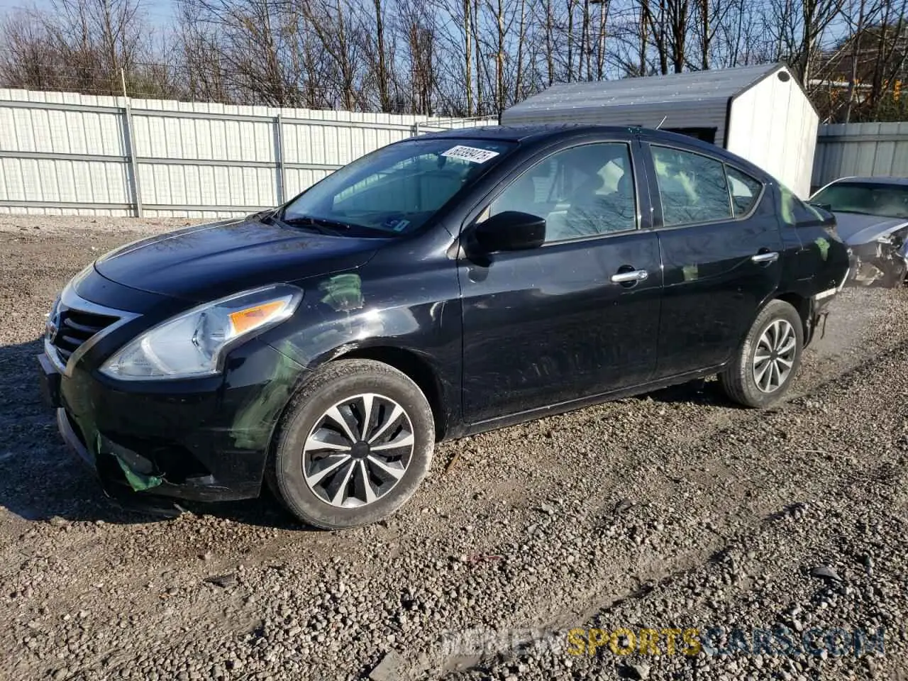 1 Photograph of a damaged car 3N1CN7AP8KL880215 NISSAN VERSA 2019