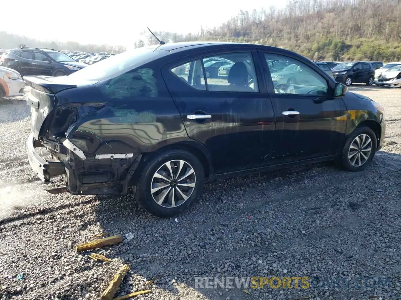 3 Photograph of a damaged car 3N1CN7AP8KL880215 NISSAN VERSA 2019