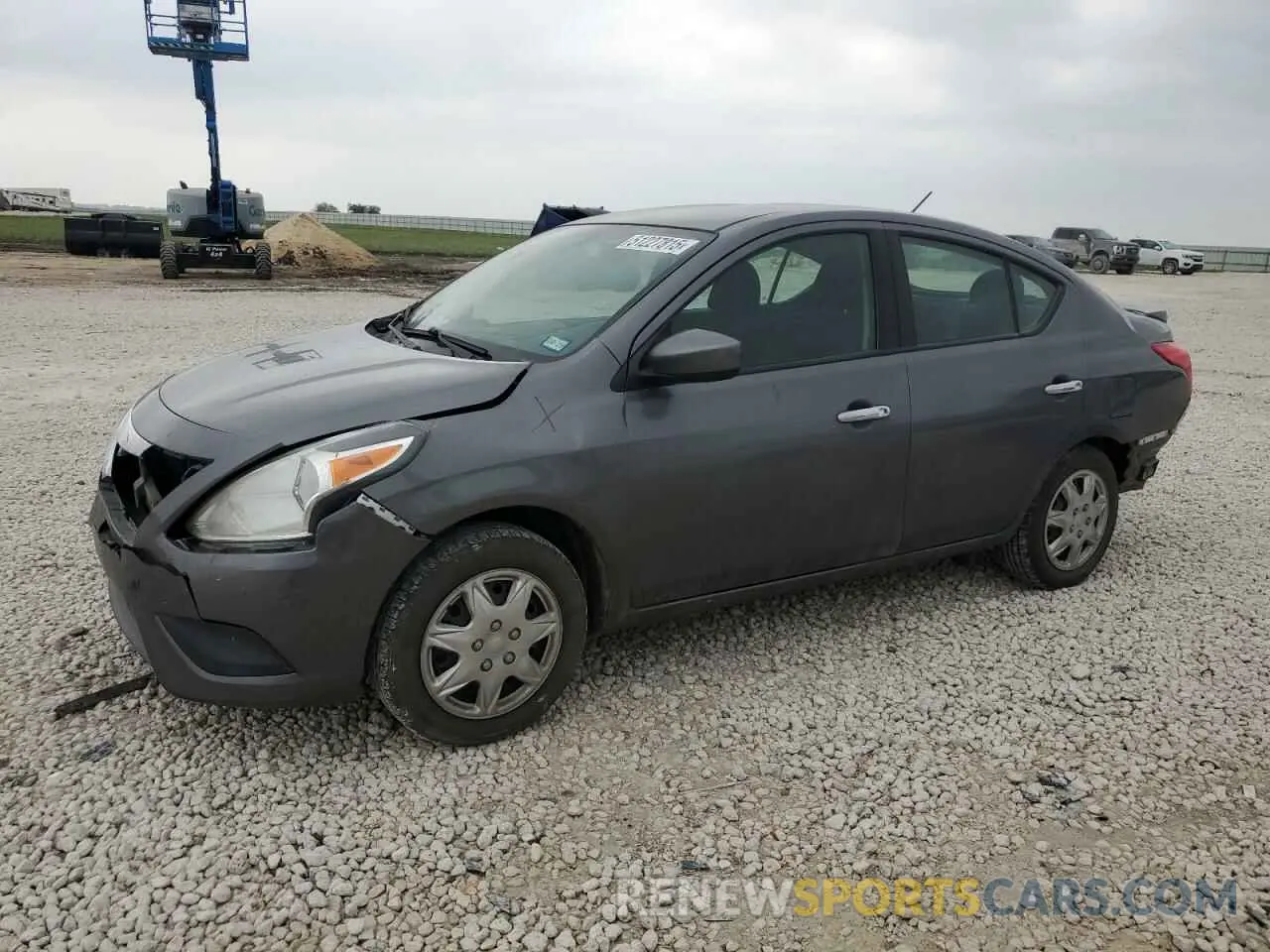 1 Photograph of a damaged car 3N1CN7AP9KL805068 NISSAN VERSA 2019