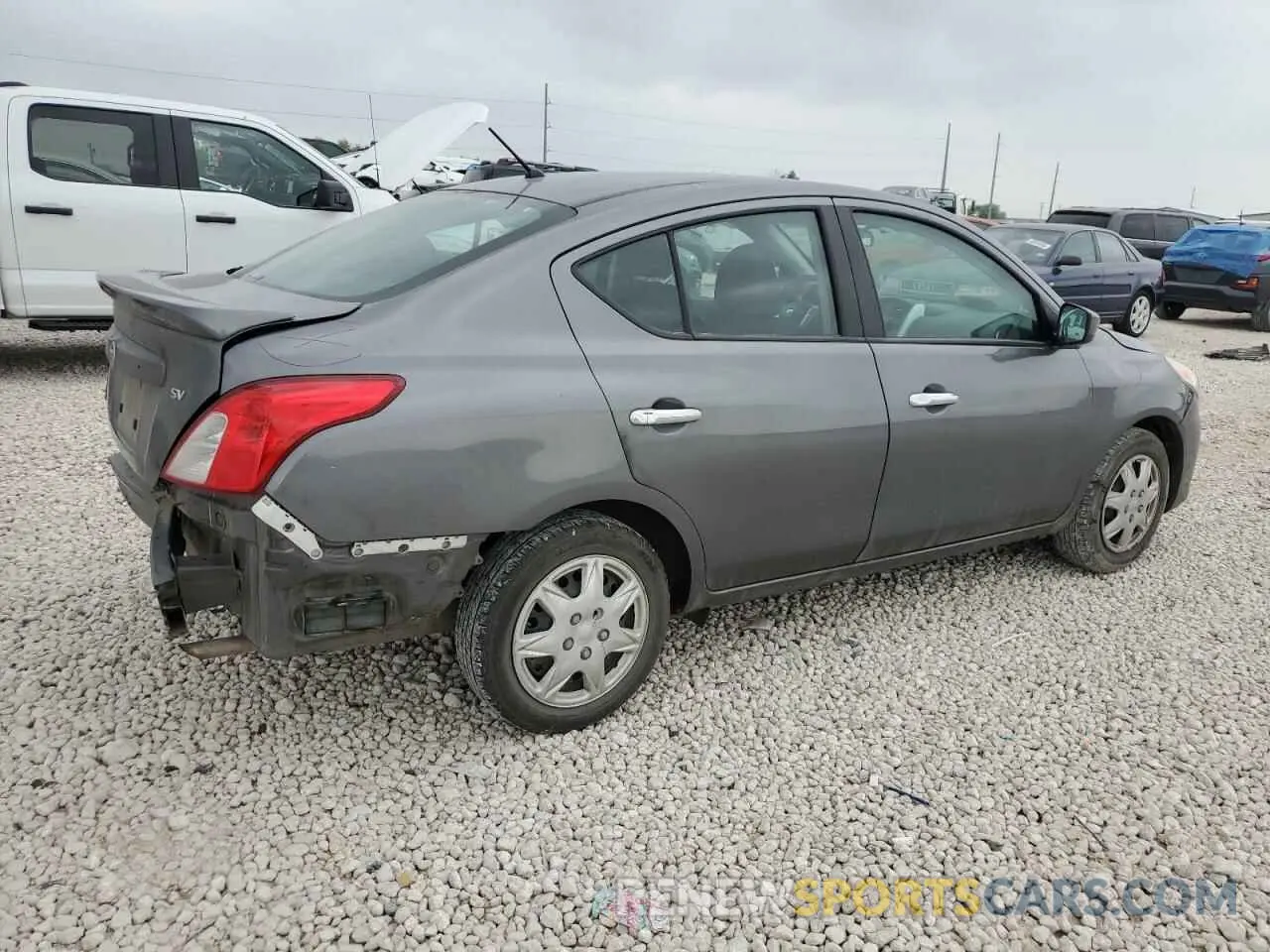 3 Photograph of a damaged car 3N1CN7AP9KL805068 NISSAN VERSA 2019