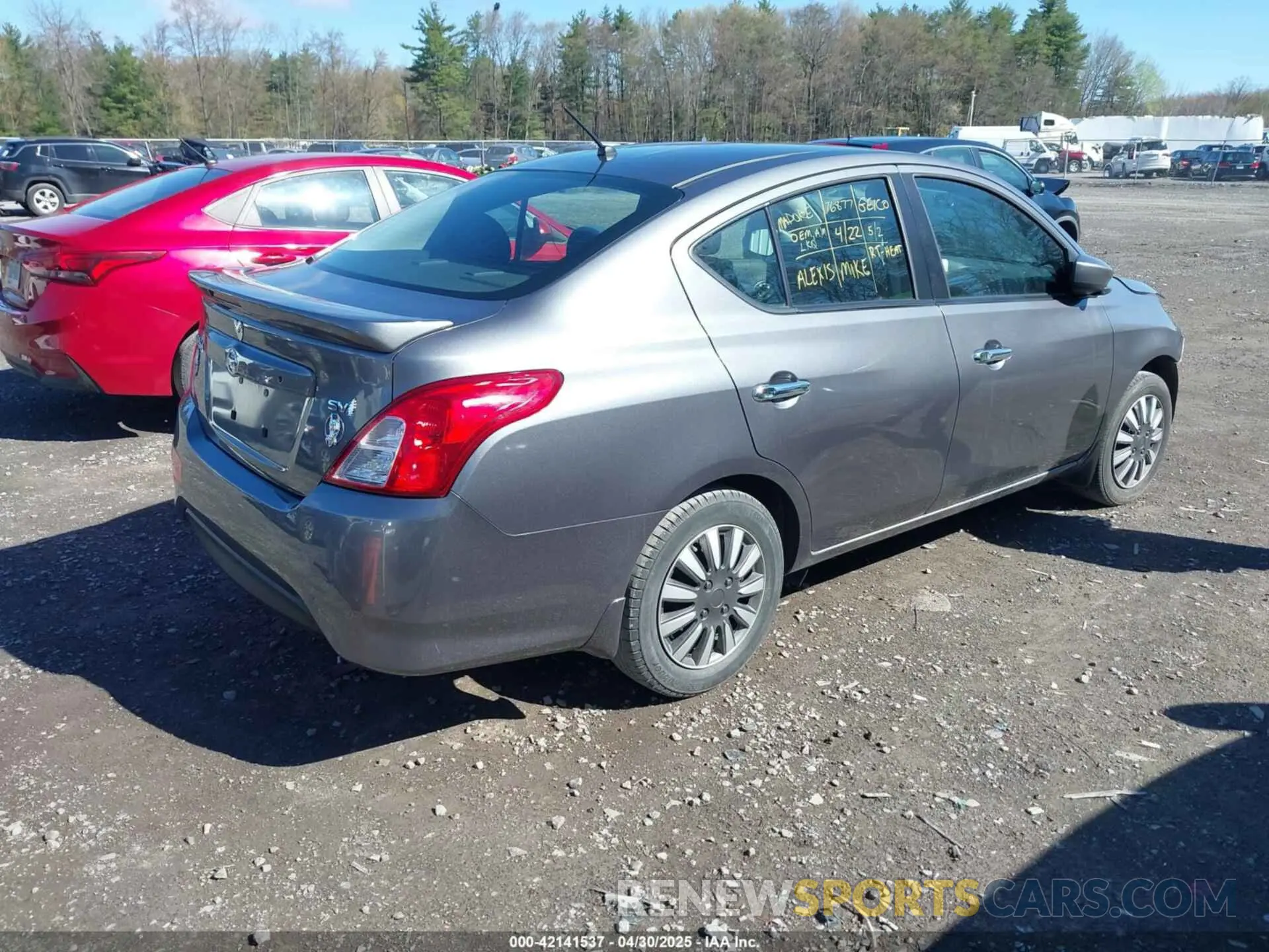 4 Photograph of a damaged car 3N1CN7AP9KL811632 NISSAN VERSA 2019
