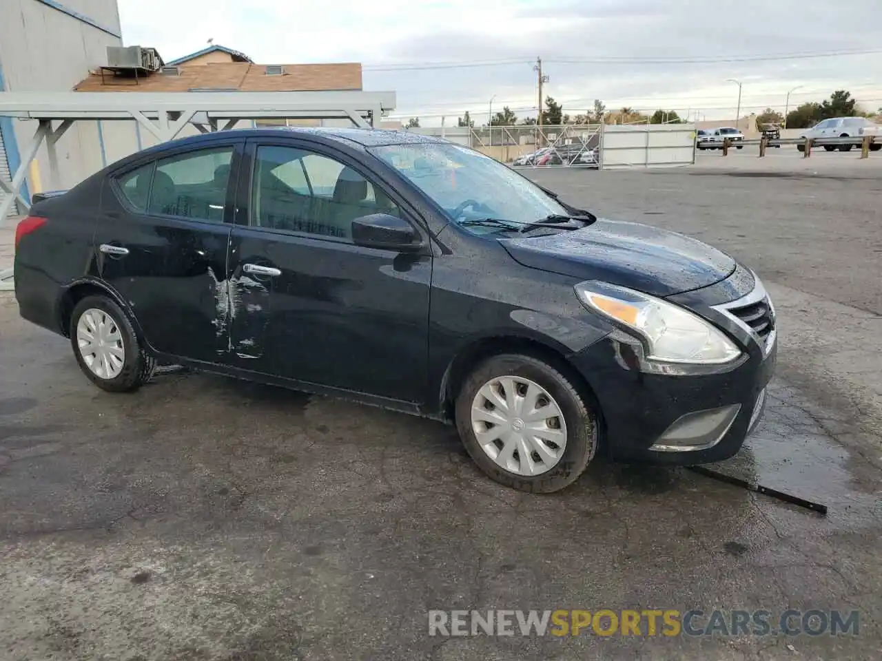 4 Photograph of a damaged car 3N1CN7AP9KL815521 NISSAN VERSA 2019