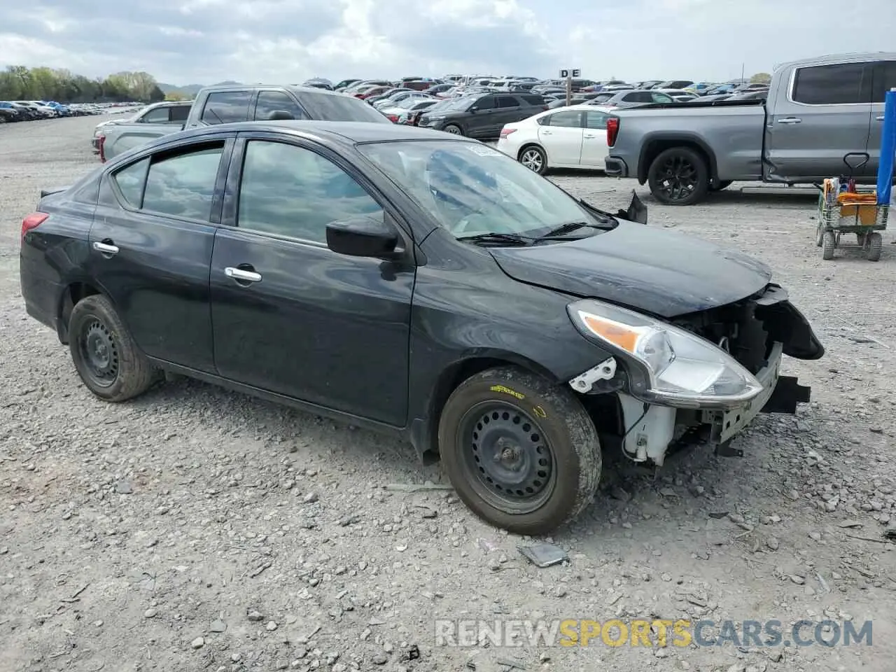 4 Photograph of a damaged car 3N1CN7AP9KL818046 NISSAN VERSA 2019