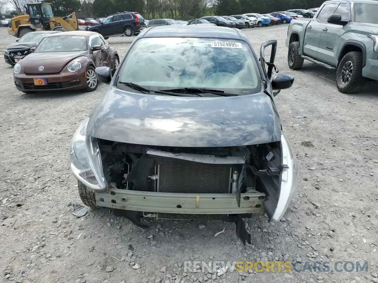 5 Photograph of a damaged car 3N1CN7AP9KL818046 NISSAN VERSA 2019