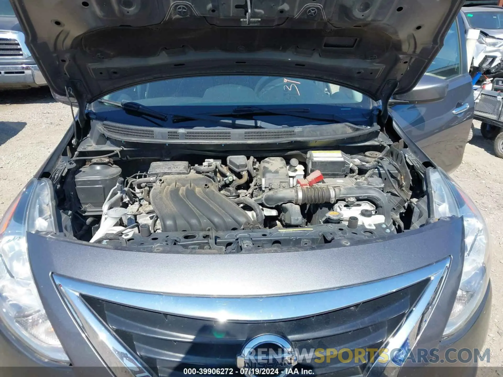 10 Photograph of a damaged car 3N1CN7AP9KL818600 NISSAN VERSA 2019