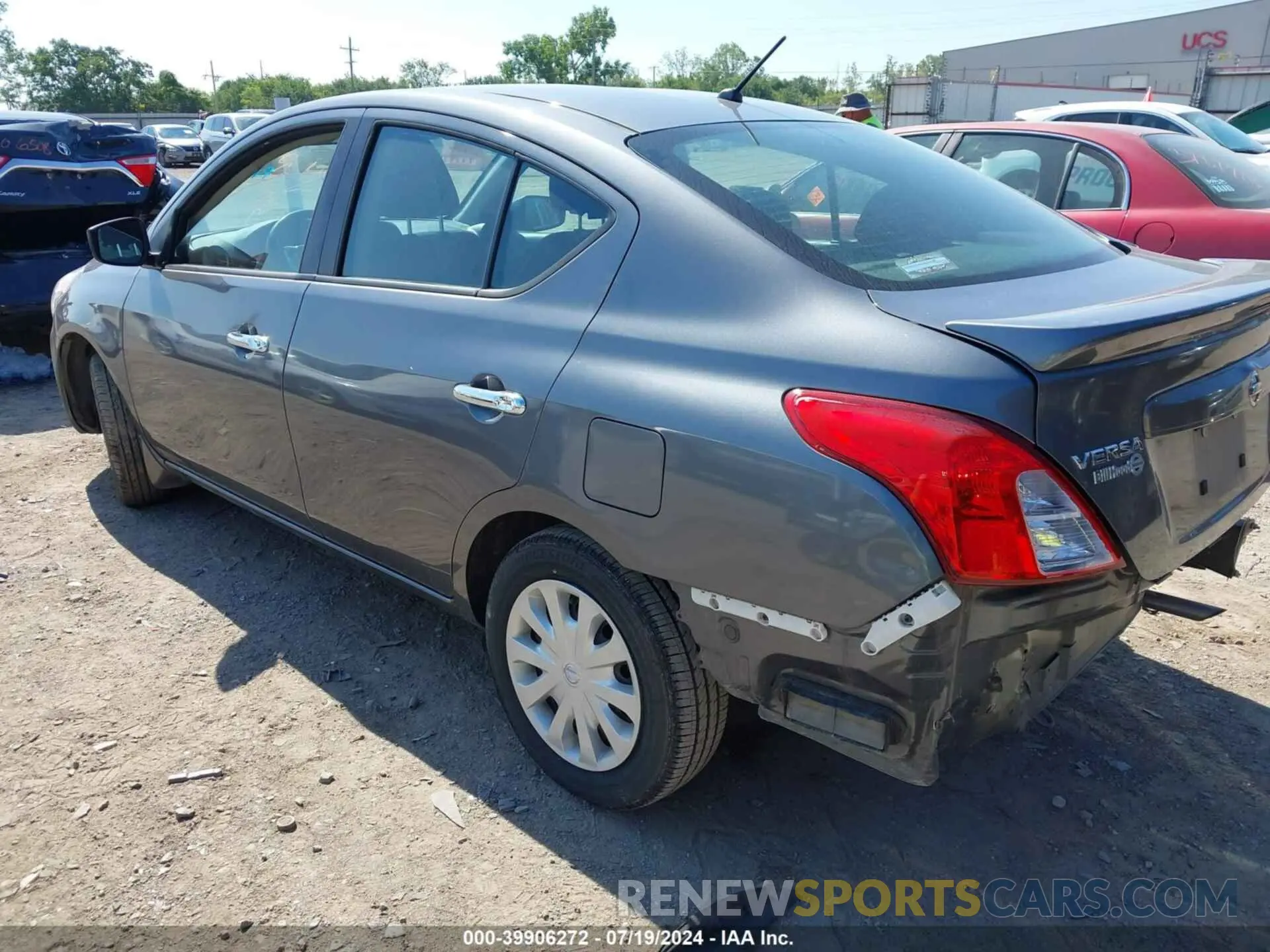 3 Photograph of a damaged car 3N1CN7AP9KL818600 NISSAN VERSA 2019