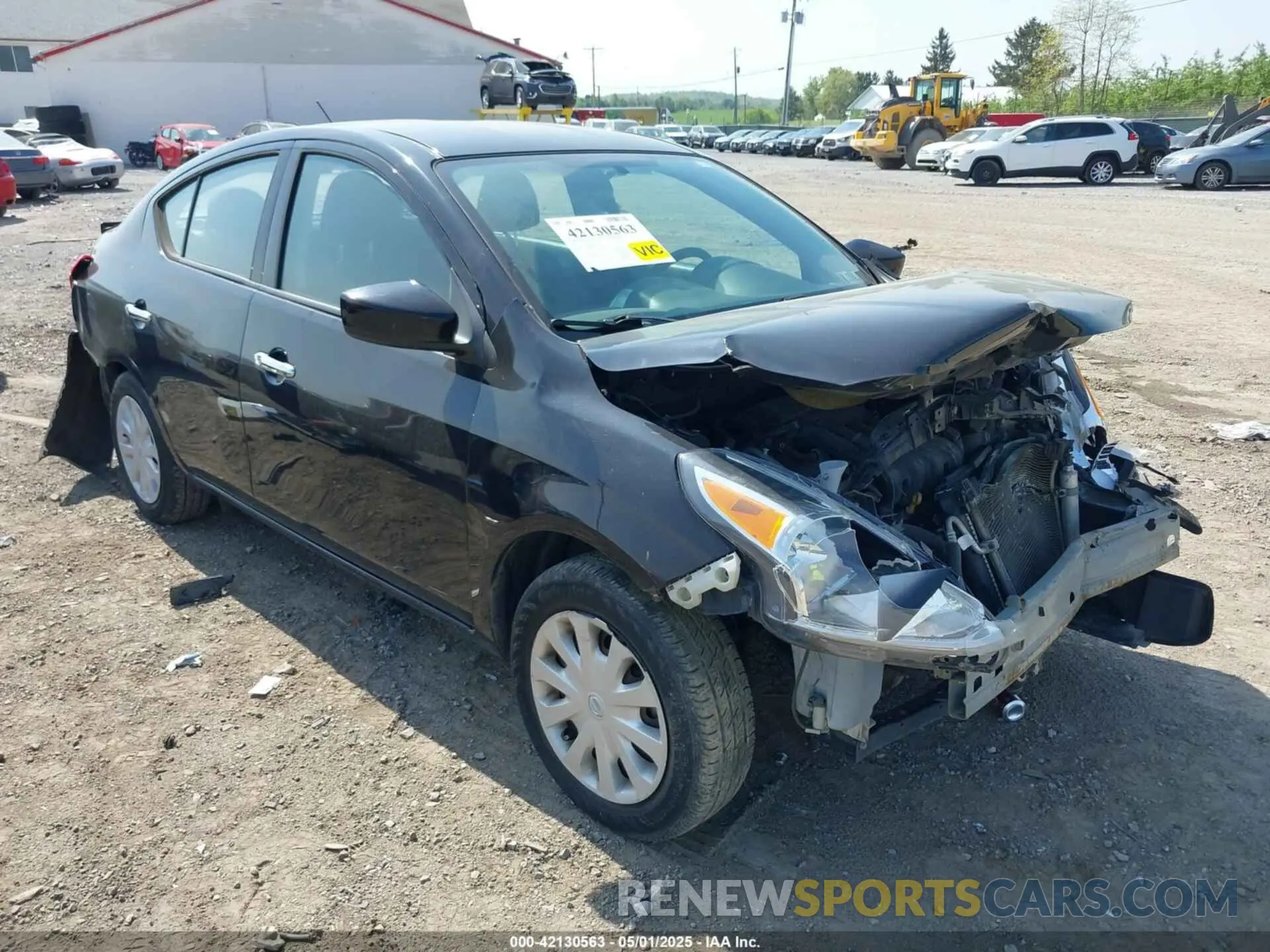 1 Photograph of a damaged car 3N1CN7AP9KL820573 NISSAN VERSA 2019