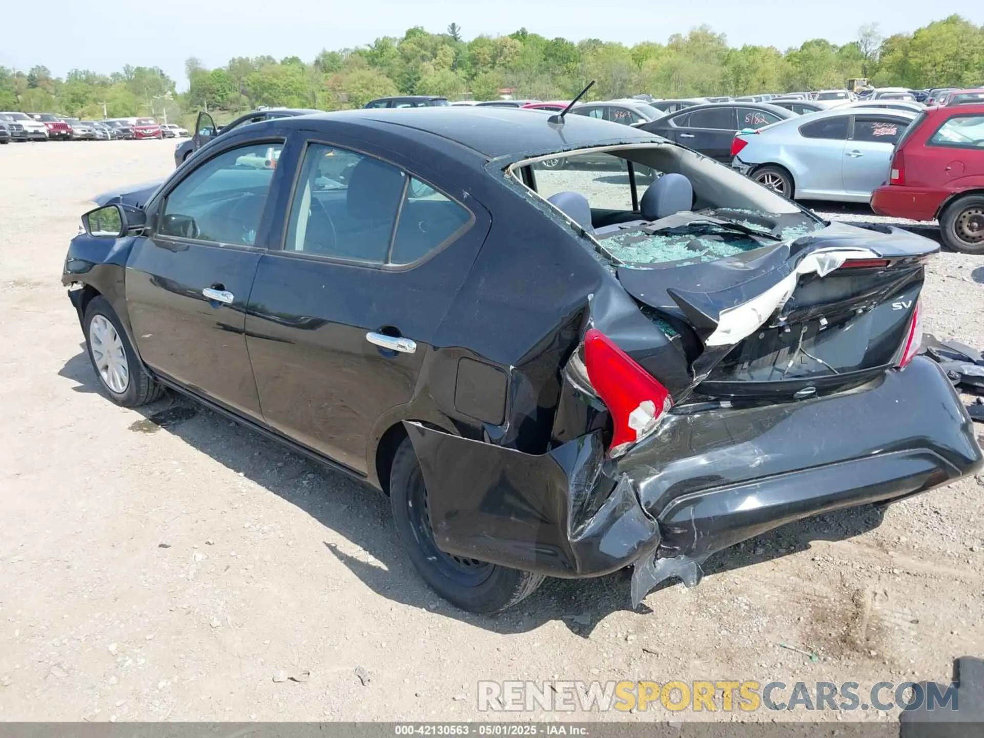 3 Photograph of a damaged car 3N1CN7AP9KL820573 NISSAN VERSA 2019