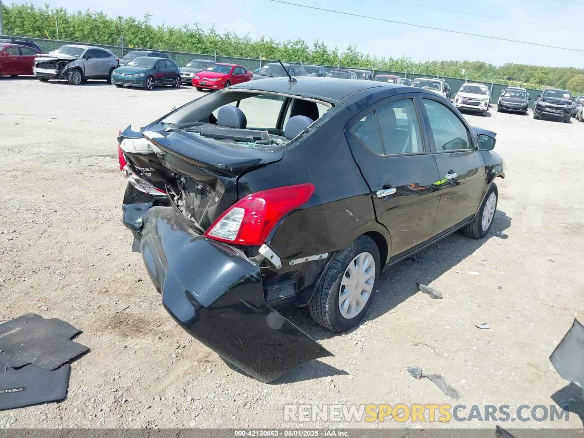 4 Photograph of a damaged car 3N1CN7AP9KL820573 NISSAN VERSA 2019
