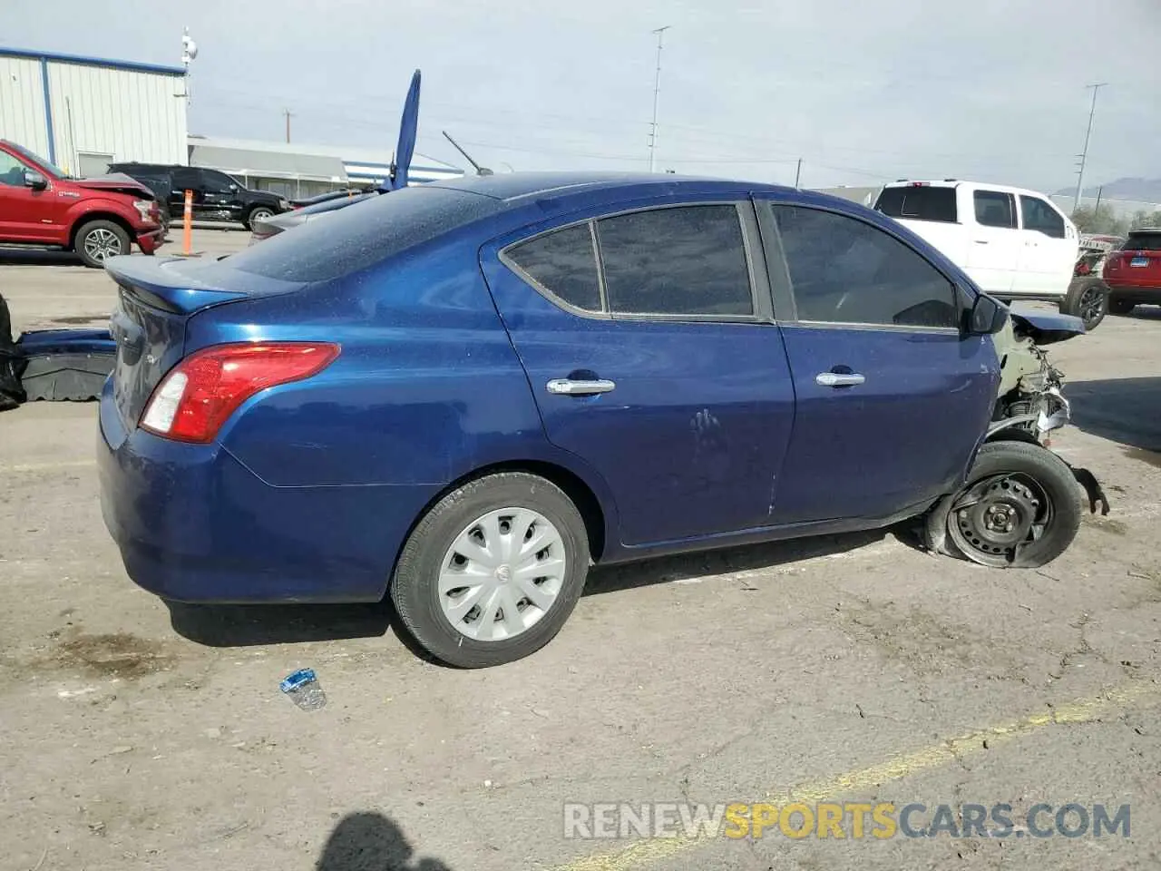 3 Photograph of a damaged car 3N1CN7AP9KL822081 NISSAN VERSA 2019