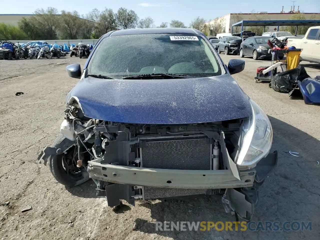 5 Photograph of a damaged car 3N1CN7AP9KL822081 NISSAN VERSA 2019