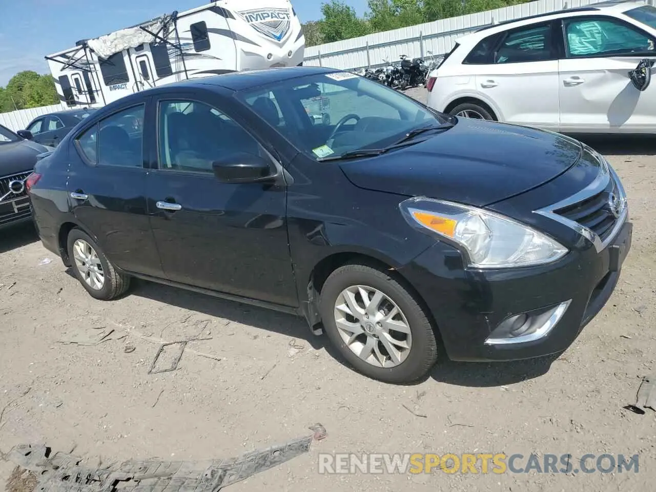 4 Photograph of a damaged car 3N1CN7AP9KL830231 NISSAN VERSA 2019
