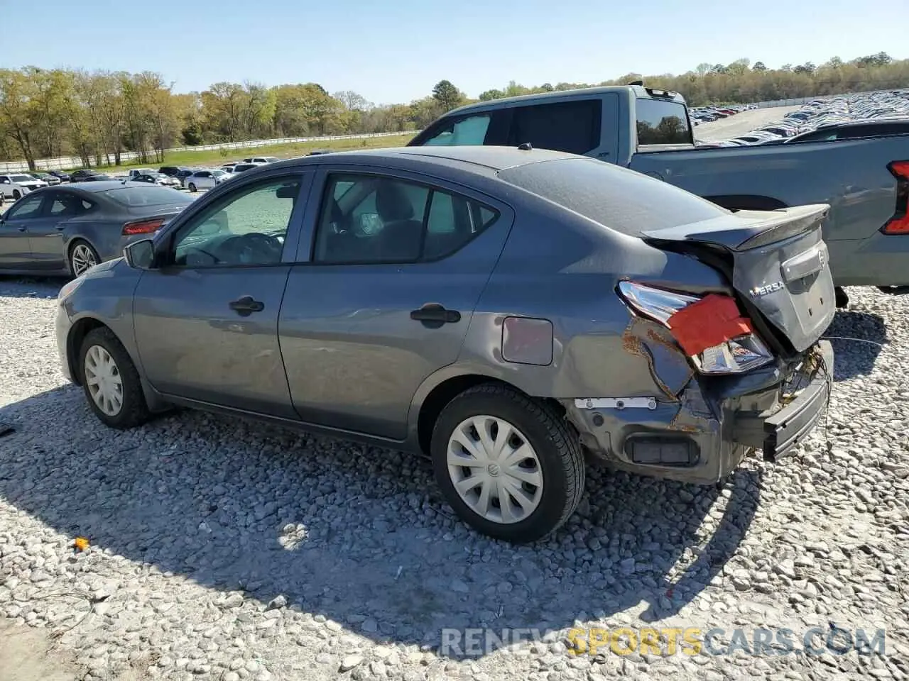 2 Photograph of a damaged car 3N1CN7AP9KL832688 NISSAN VERSA 2019