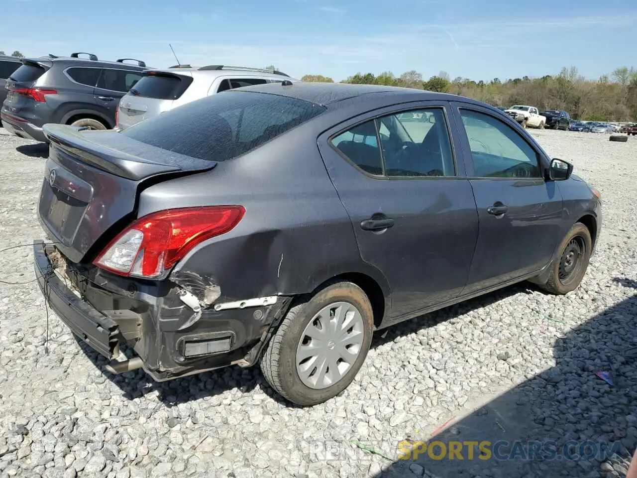 3 Photograph of a damaged car 3N1CN7AP9KL832688 NISSAN VERSA 2019