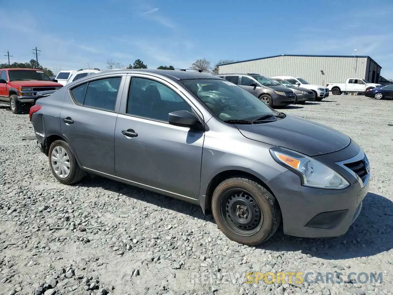 4 Photograph of a damaged car 3N1CN7AP9KL832688 NISSAN VERSA 2019