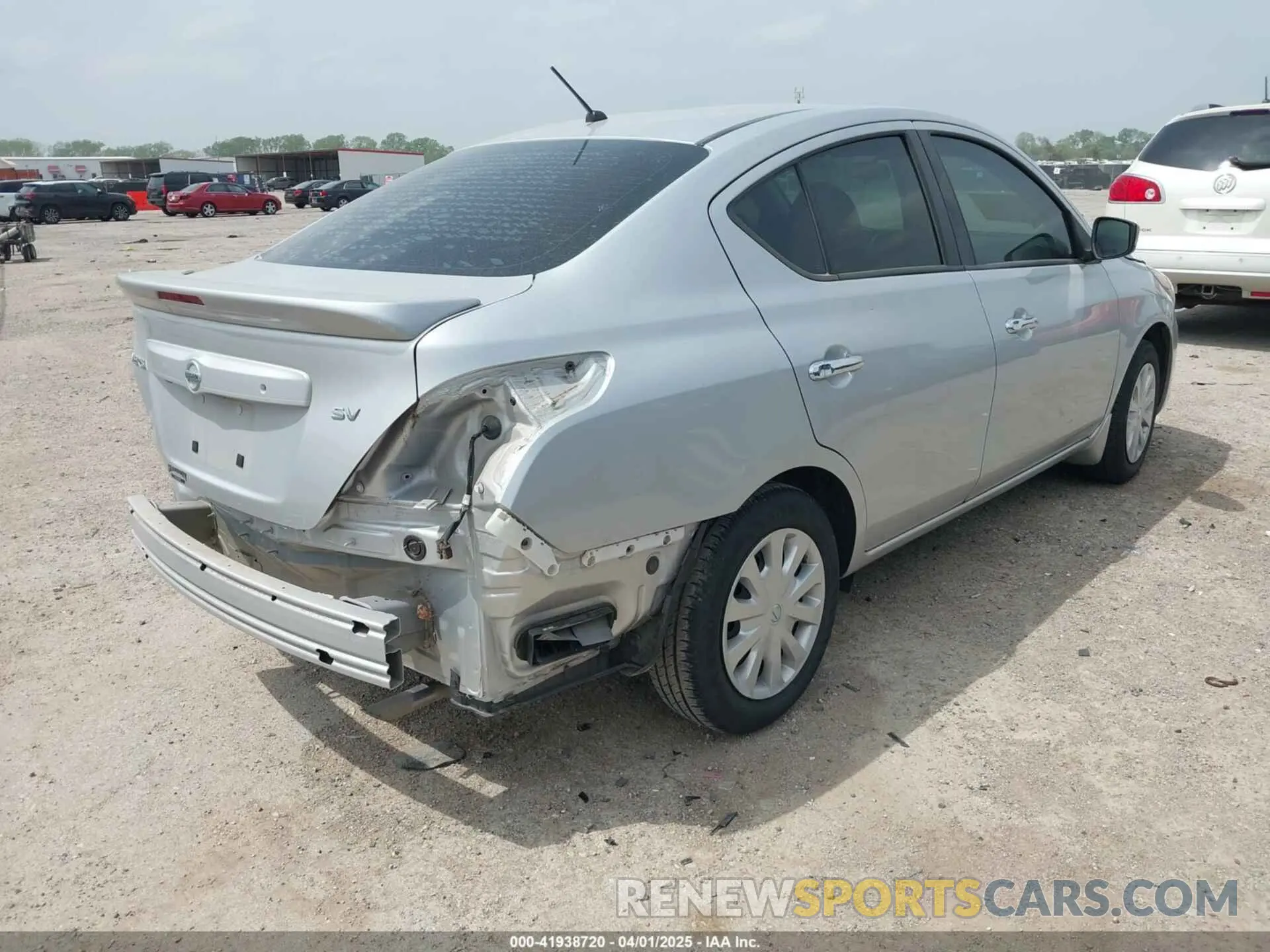 4 Photograph of a damaged car 3N1CN7AP9KL833002 NISSAN VERSA 2019