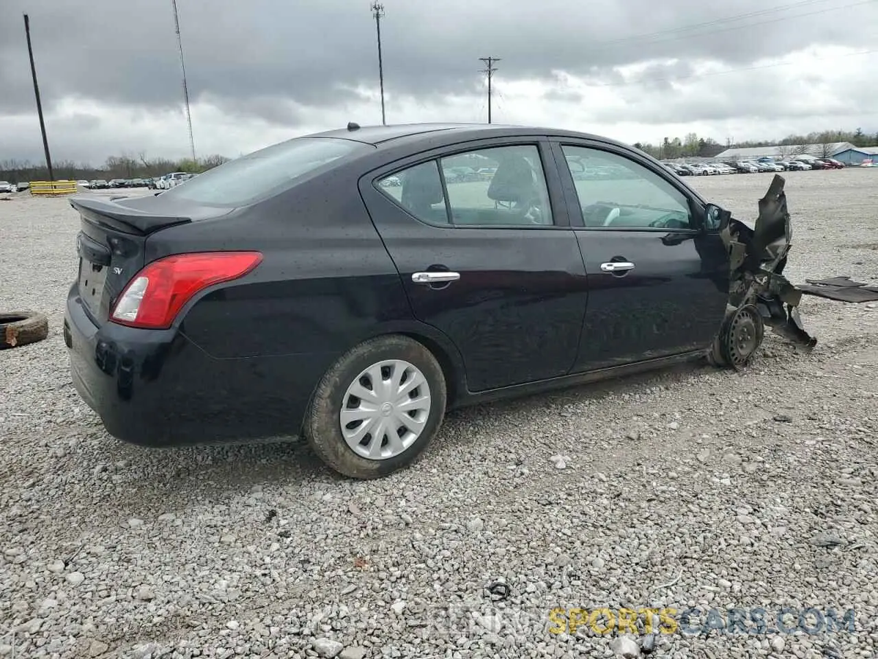 3 Photograph of a damaged car 3N1CN7AP9KL840774 NISSAN VERSA 2019