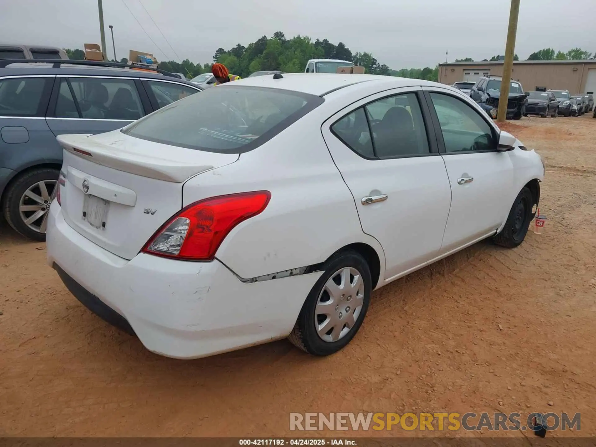 4 Photograph of a damaged car 3N1CN7AP9KL842119 NISSAN VERSA 2019