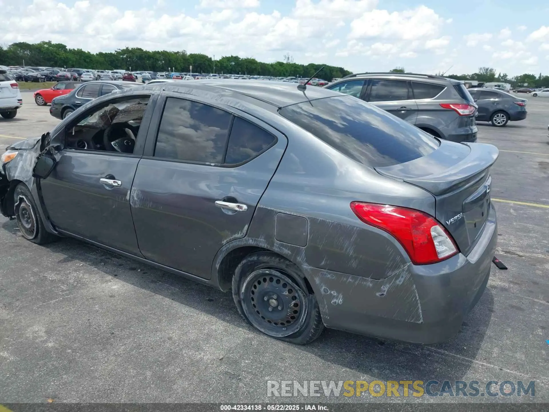3 Photograph of a damaged car 3N1CN7AP9KL842881 NISSAN VERSA 2019