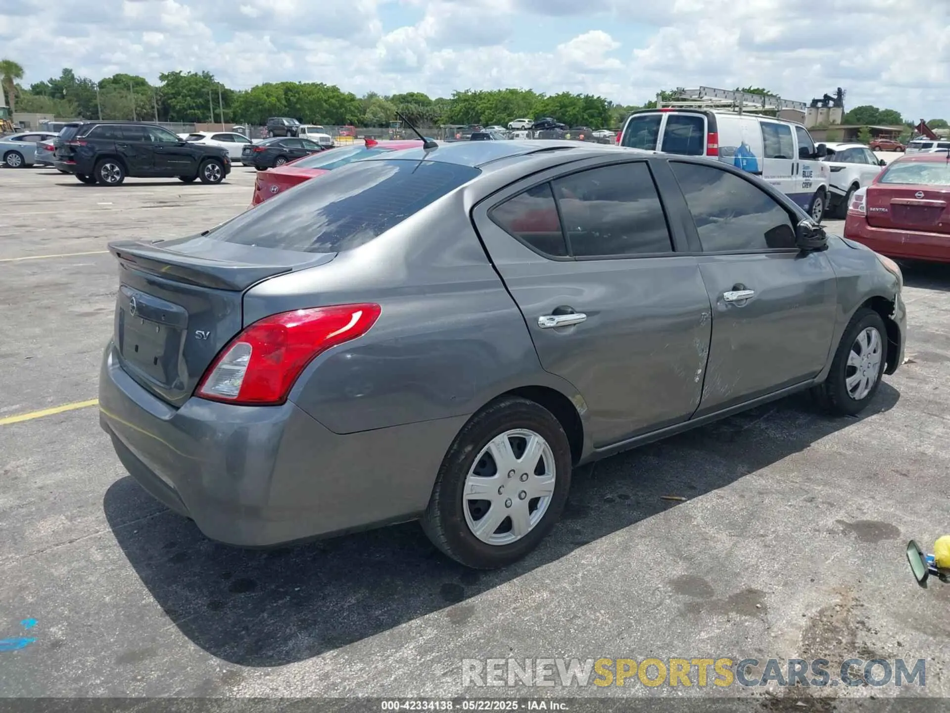 4 Photograph of a damaged car 3N1CN7AP9KL842881 NISSAN VERSA 2019