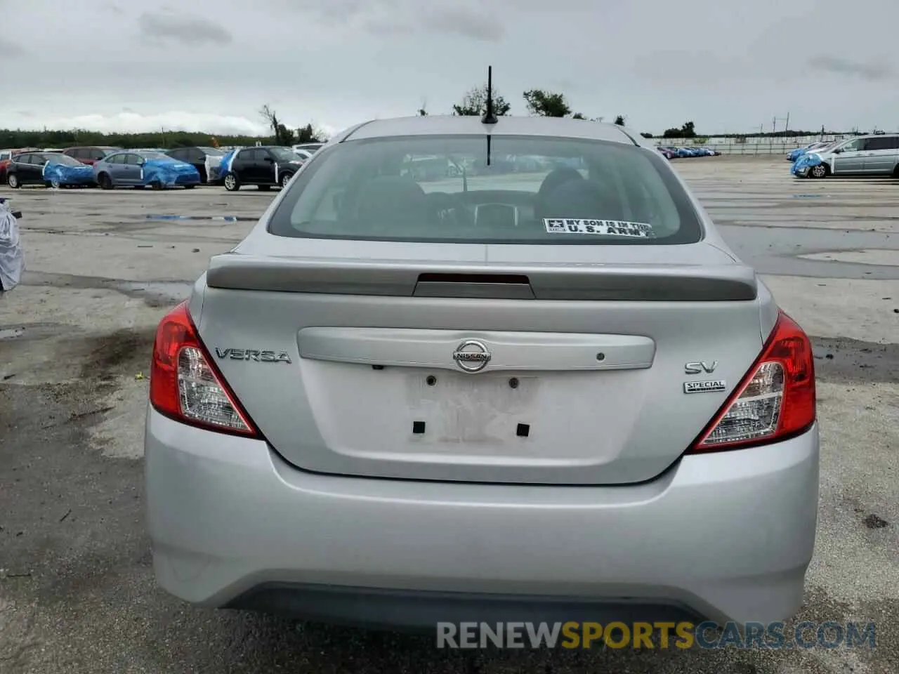 6 Photograph of a damaged car 3N1CN7AP9KL844484 NISSAN VERSA 2019