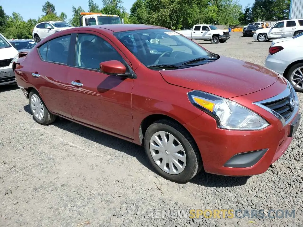 4 Photograph of a damaged car 3N1CN7AP9KL863603 NISSAN VERSA 2019