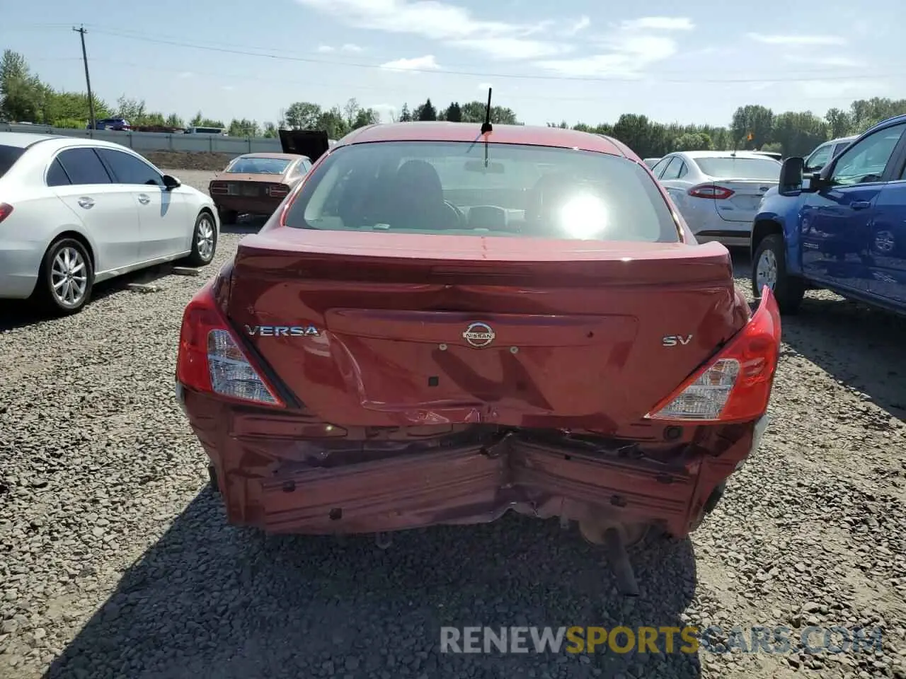 6 Photograph of a damaged car 3N1CN7AP9KL863603 NISSAN VERSA 2019