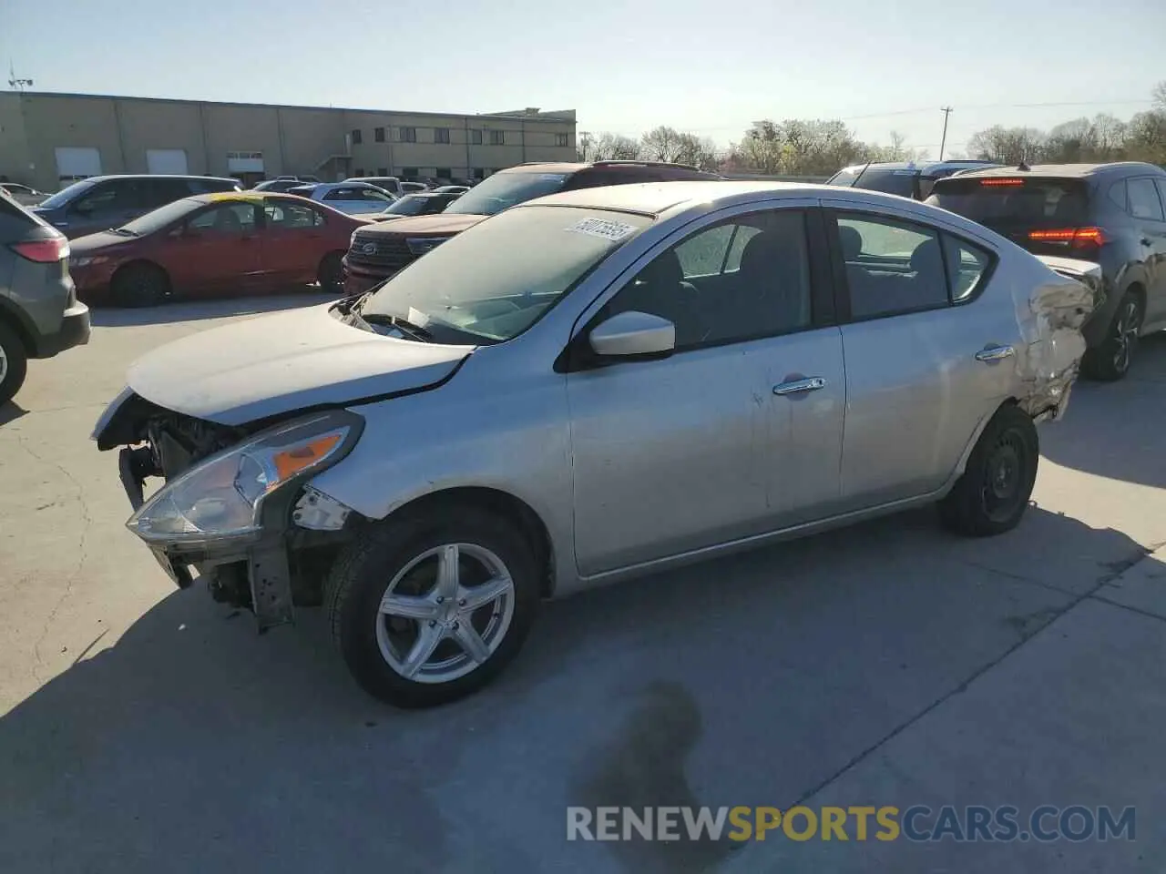 1 Photograph of a damaged car 3N1CN7AP9KL873158 NISSAN VERSA 2019