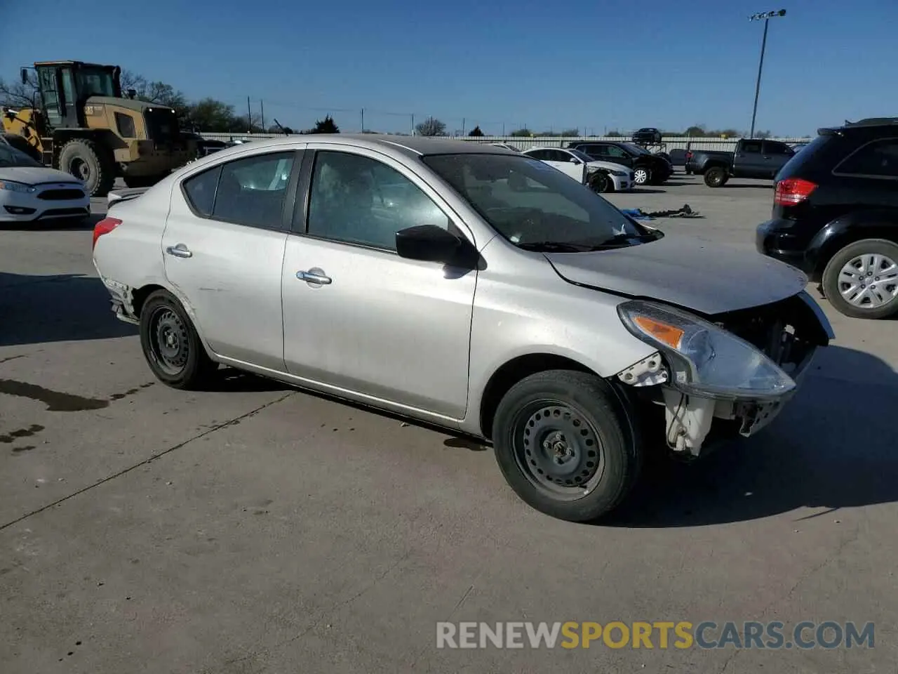 4 Photograph of a damaged car 3N1CN7AP9KL873158 NISSAN VERSA 2019