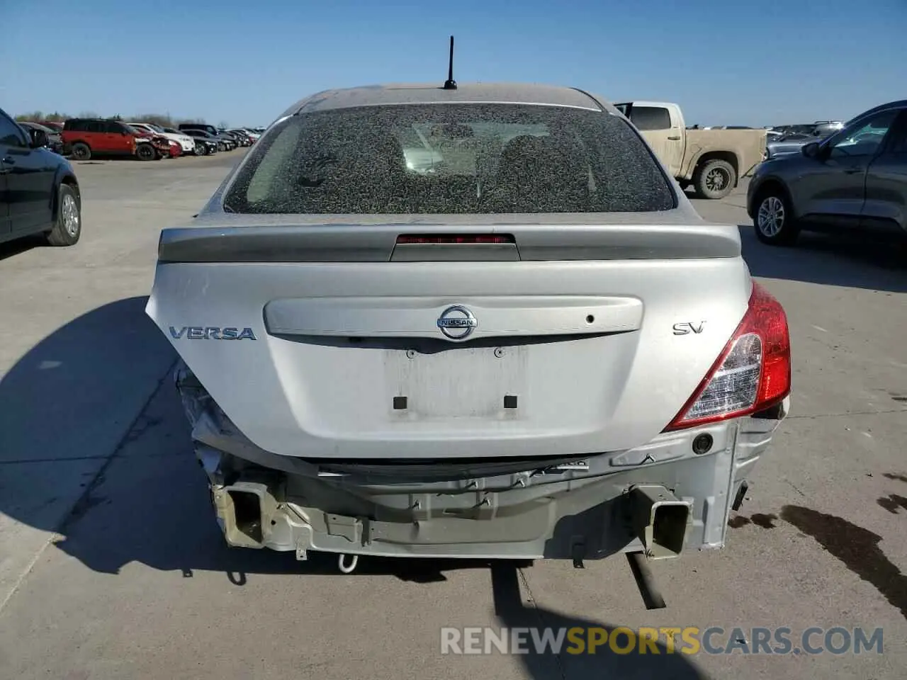 6 Photograph of a damaged car 3N1CN7AP9KL873158 NISSAN VERSA 2019