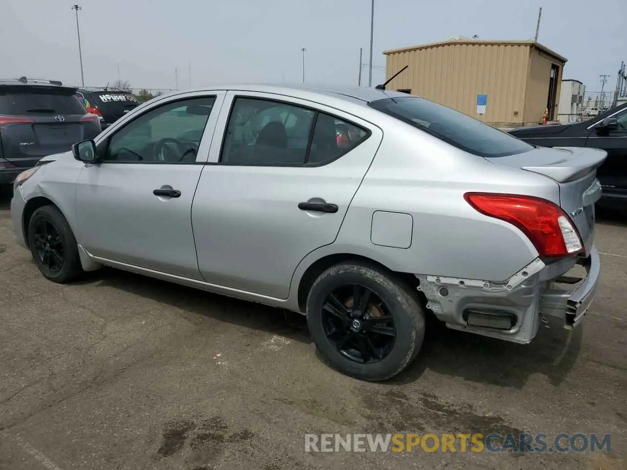 2 Photograph of a damaged car 3N1CN7AP9KL873743 NISSAN VERSA 2019
