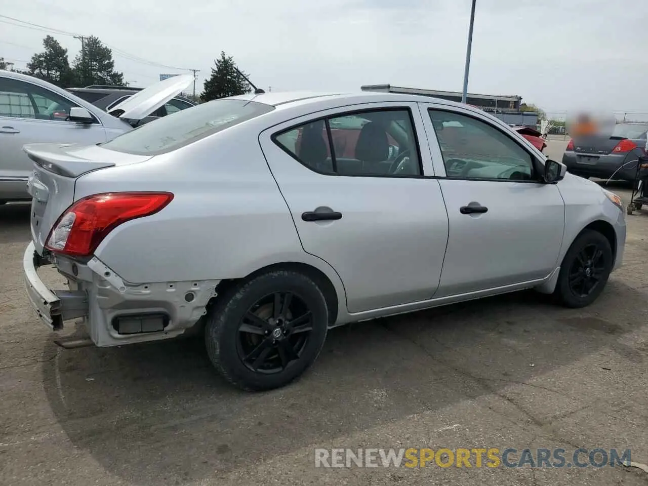 3 Photograph of a damaged car 3N1CN7AP9KL873743 NISSAN VERSA 2019