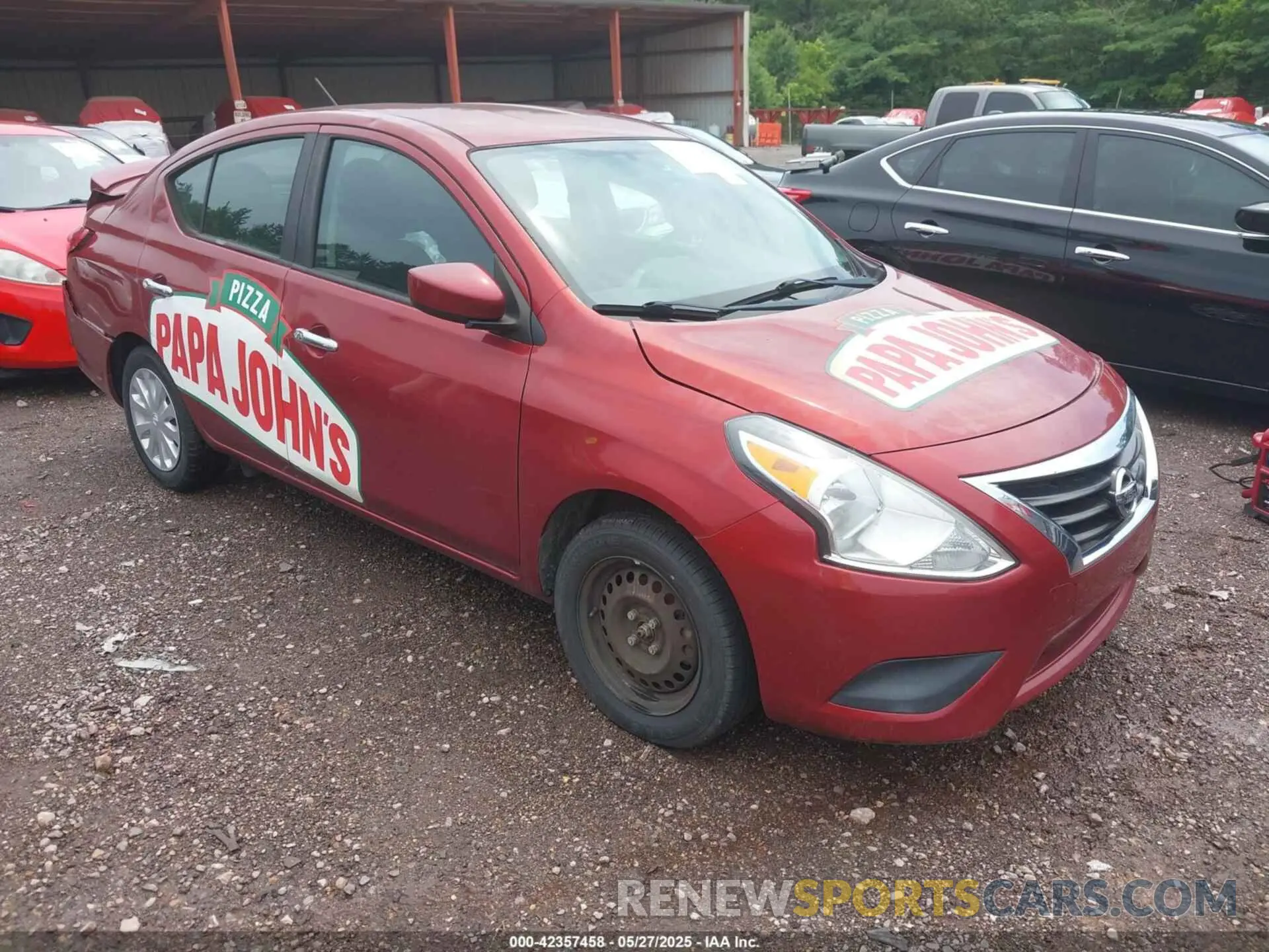 1 Photograph of a damaged car 3N1CN7AP9KL876397 NISSAN VERSA 2019