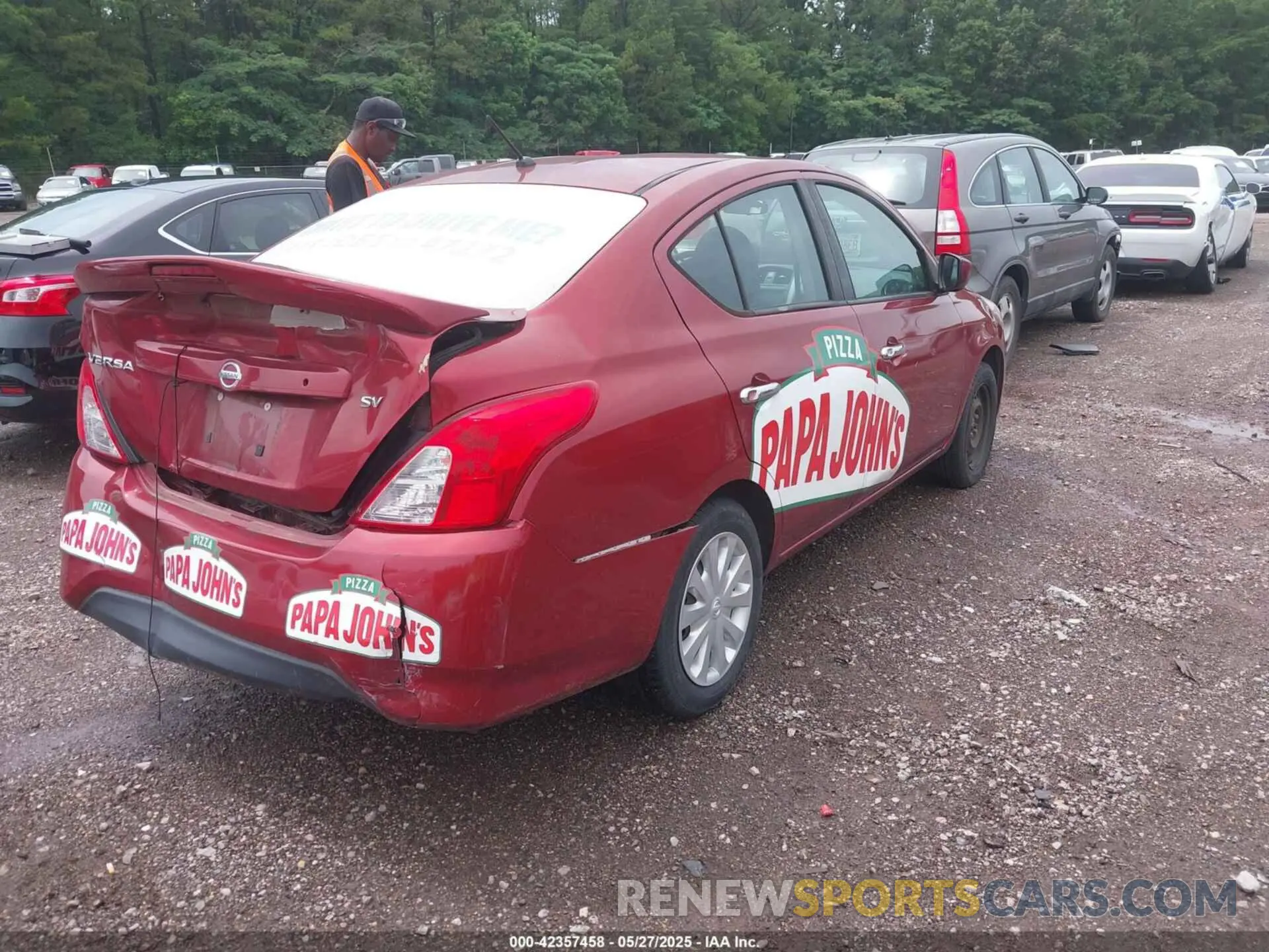 4 Photograph of a damaged car 3N1CN7AP9KL876397 NISSAN VERSA 2019