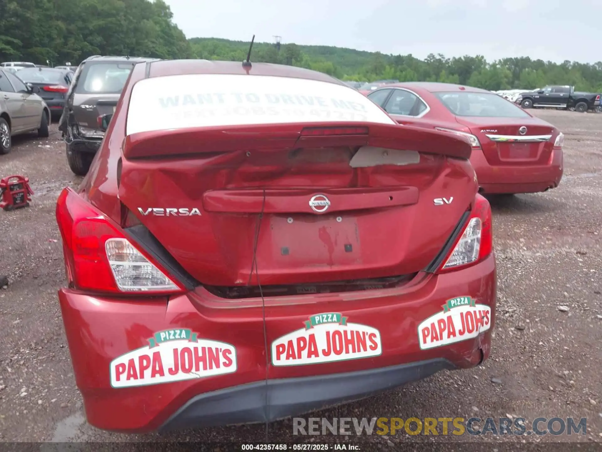 6 Photograph of a damaged car 3N1CN7AP9KL876397 NISSAN VERSA 2019