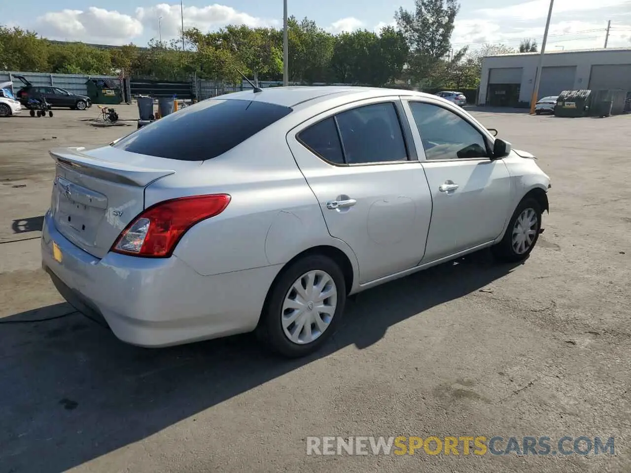 3 Photograph of a damaged car 3N1CN7AP9KL876853 NISSAN VERSA 2019