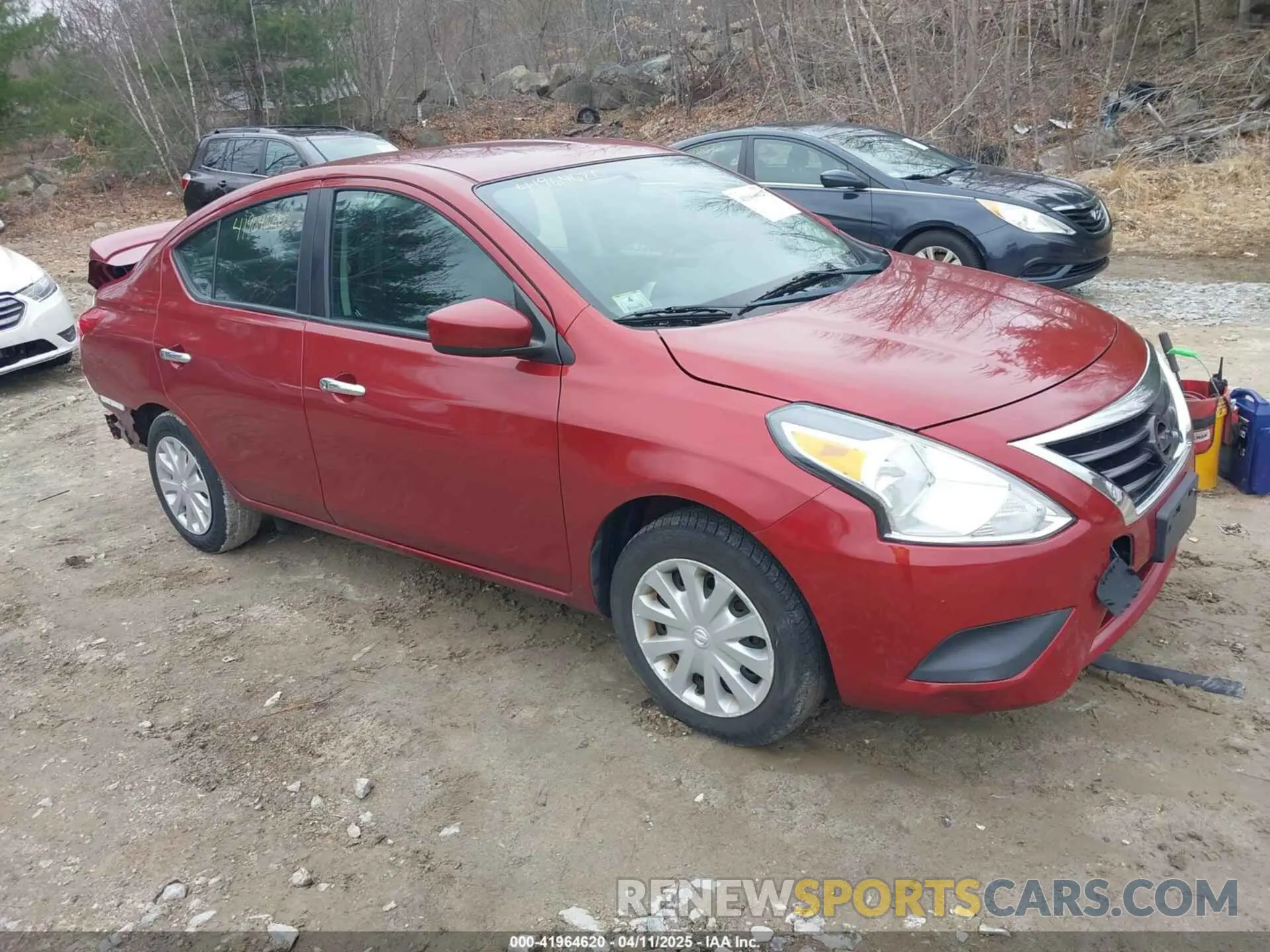 1 Photograph of a damaged car 3N1CN7AP9KL878327 NISSAN VERSA 2019
