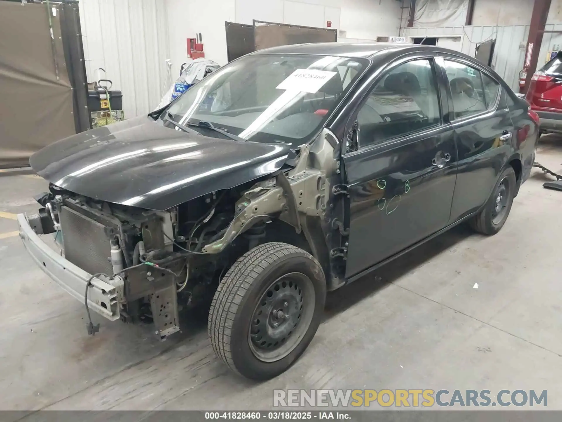 2 Photograph of a damaged car 3N1CN7APXKL808206 NISSAN VERSA 2019
