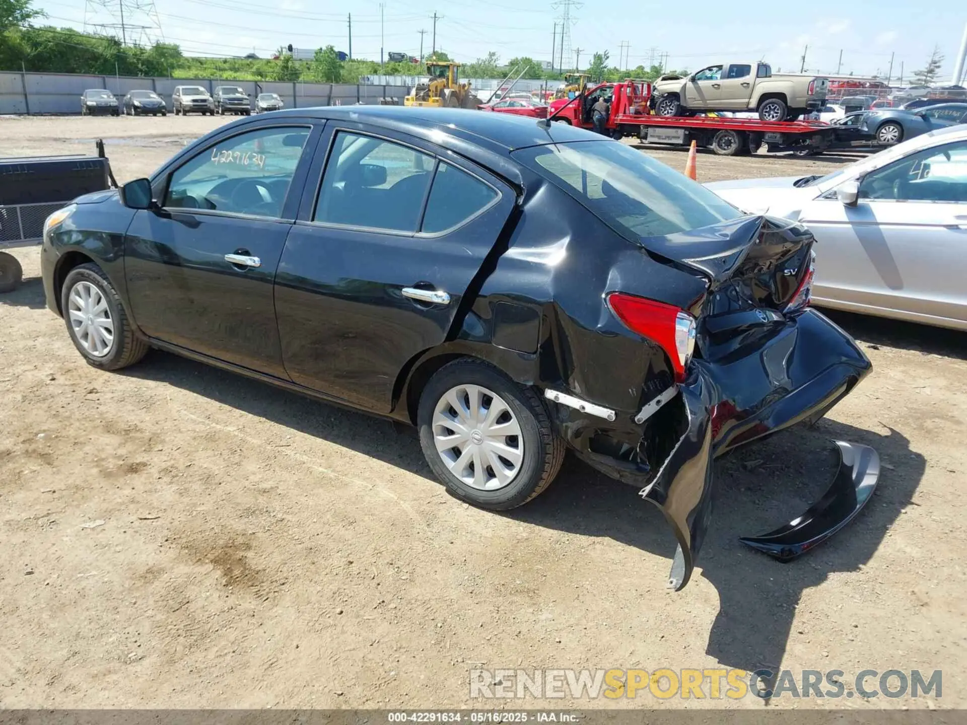 3 Photograph of a damaged car 3N1CN7APXKL809050 NISSAN VERSA 2019