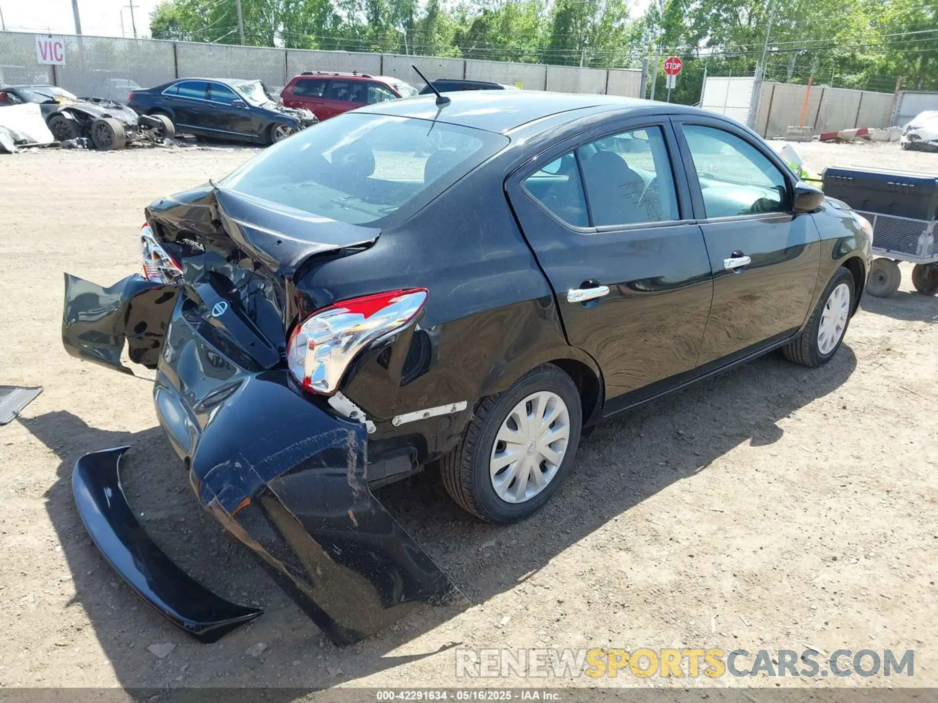 4 Photograph of a damaged car 3N1CN7APXKL809050 NISSAN VERSA 2019