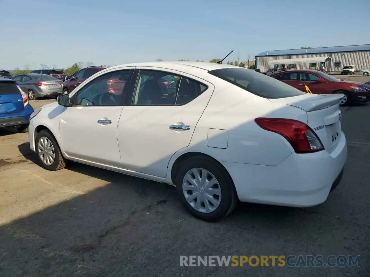 2 Photograph of a damaged car 3N1CN7APXKL813292 NISSAN VERSA 2019