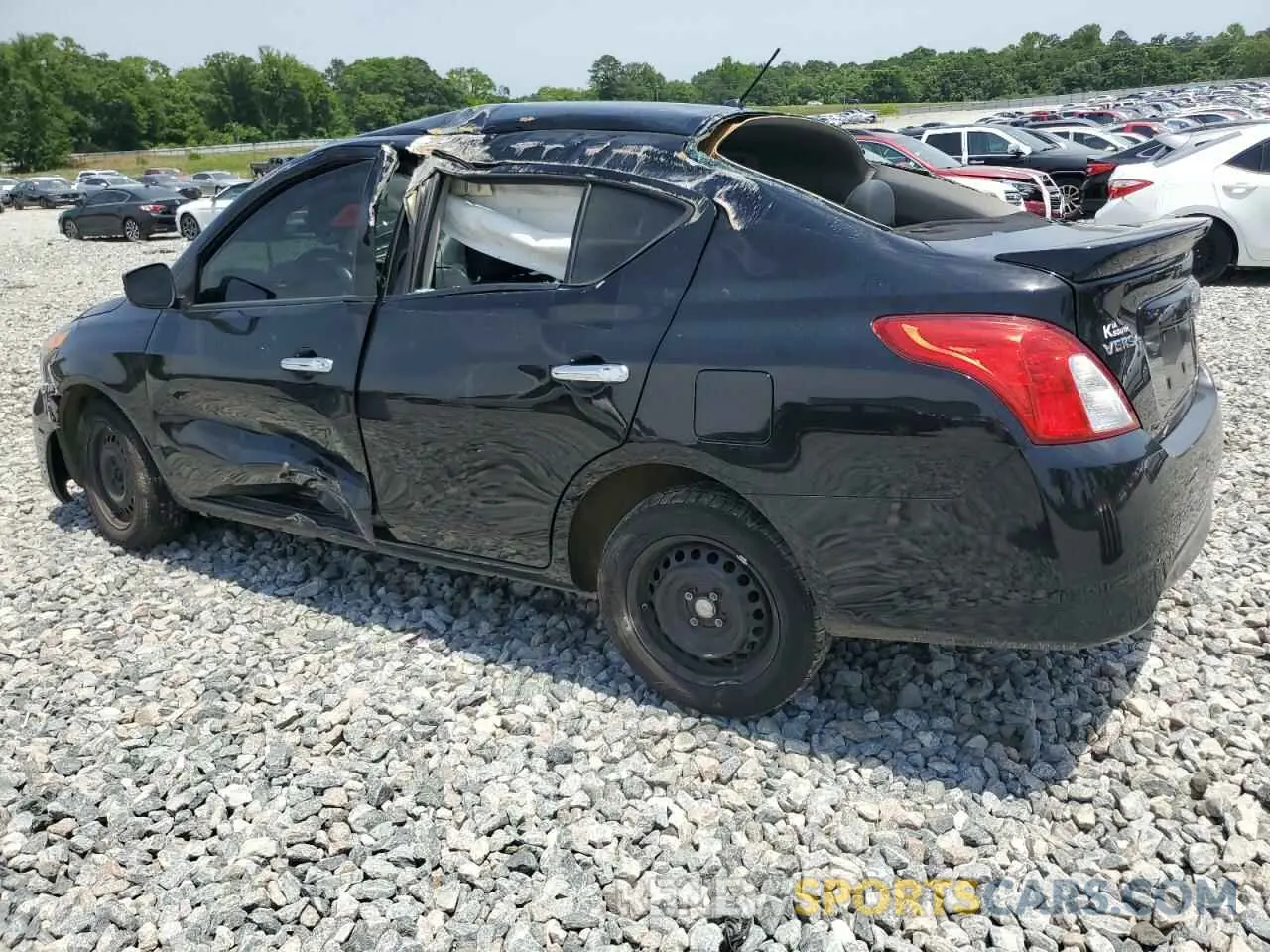 2 Photograph of a damaged car 3N1CN7APXKL814474 NISSAN VERSA 2019