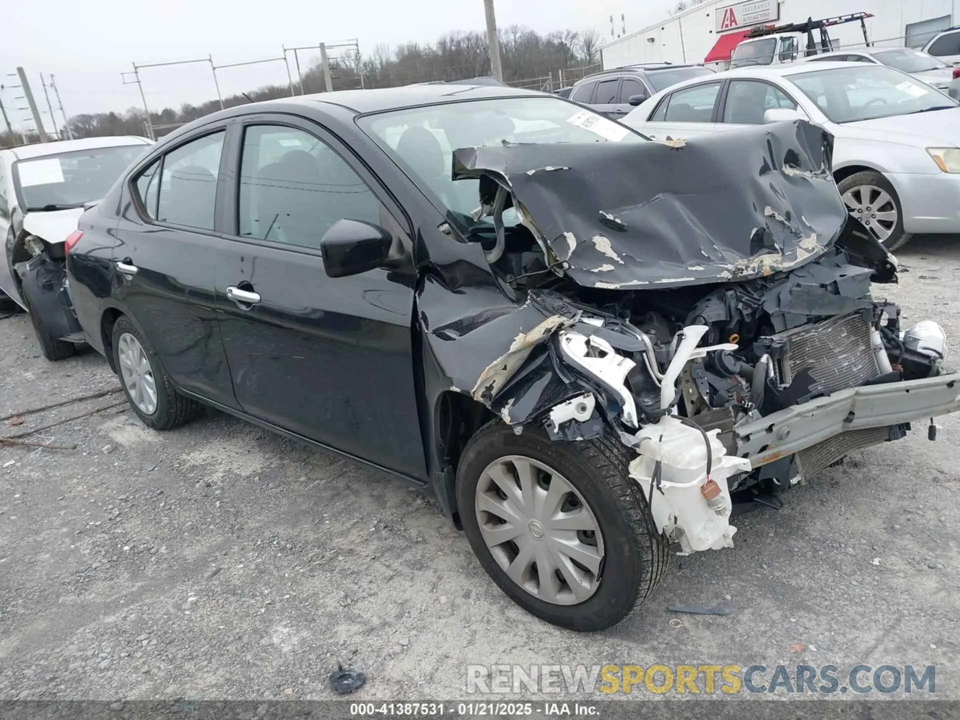 1 Photograph of a damaged car 3N1CN7APXKL817066 NISSAN VERSA 2019