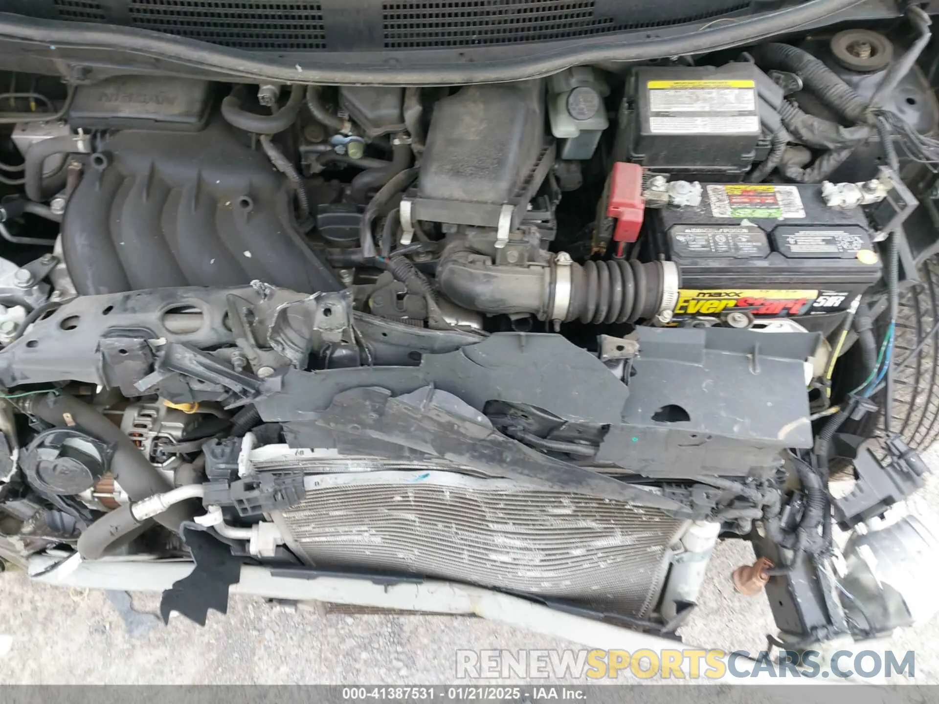 10 Photograph of a damaged car 3N1CN7APXKL817066 NISSAN VERSA 2019